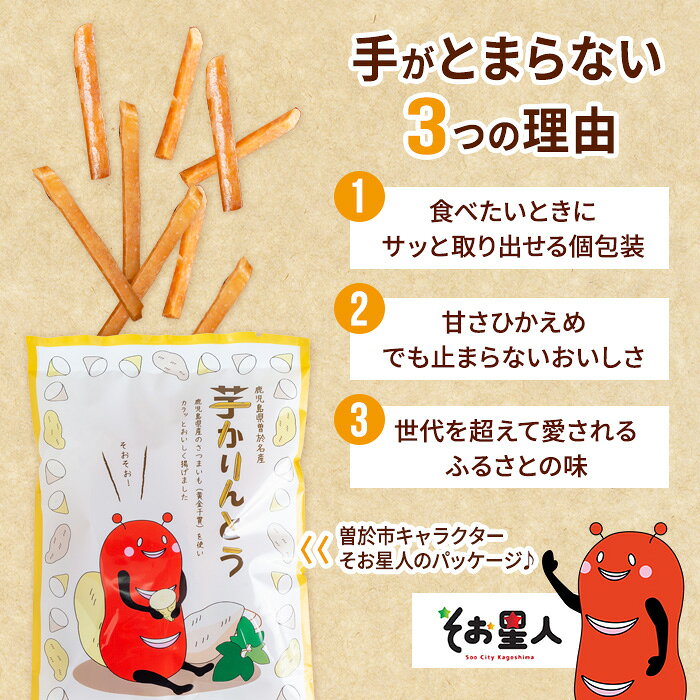 【ふるさと納税】＜お届け回数が選べる＞鹿児島県産黄金千貫使用！芋けんぴ (【1回】30袋・合計2.4kg／3回定期便・合計2.4kg(30袋)×3回) 鹿児島県産 かりんとう おやつ おつまみ 常温【曽於市観光協会】 f462179-soo-10000529 鹿児島県曽於市 サンプル画像3