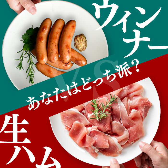 【ふるさと納税】＜内容量・発送時期・回数が選べる＞国産豚生ハム切り落とし・業務用荒挽き恵みウインナー( 計750g〜2kg / 生ハム切り落とし定期便 全3回 or 全5回) 生ハム 小分け 国産 切り落とし ソーセージ ウインナー 発送時期が選べる【ナンチク】
