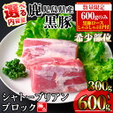 【ふるさと納税】【数量限定】<内容量が選べる!>かごしま味わい黒豚希少部位 極みシャトーブリアン (300g) or (600g+ロースしゃぶしゃぶ300g×1P) 黒豚 鹿児島県産 豚 鹿児島県産黒豚 極み 冷凍 ヒレ ブロック ヒレ肉 シャトーブリアン【KNOT】