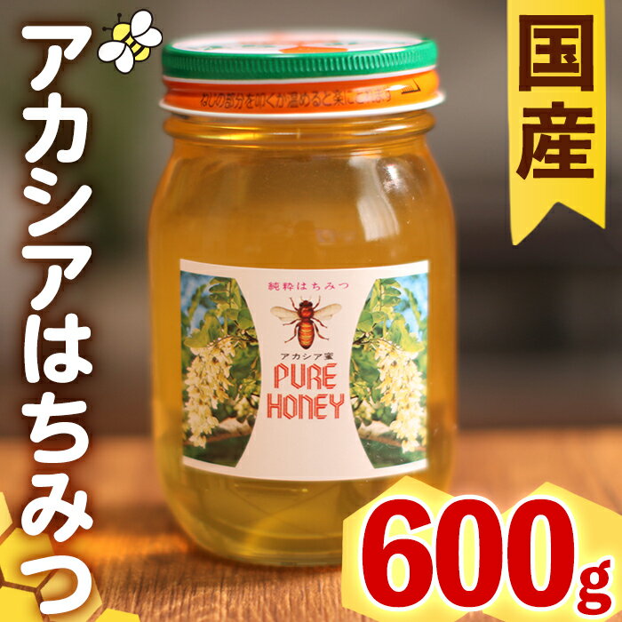 【ふるさと納税】国産アカシアはちみつ(計600g) 国産 アカシアはちみつ はちみつ ハチミツ 蜂蜜 しぜ...