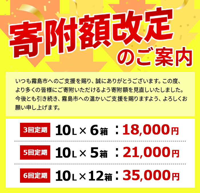 【ふるさと納税】【寄附額改定】《選べる定期》関平鉱泉水10L(2箱×3回・1箱×5回・2箱×6回)定期便♪ 水 ミネラルウォーター 温泉水 シリカ シリカ水 ミネラル成分 飲料水 天然水【関平鉱泉所】