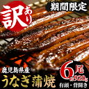 【ふるさと納税】<訳あり・期間限定>国産うなぎ(鹿児島県産うなぎ)蒲焼(6尾・計約920g) 国産 国産魚 九州産 鹿児島県産 魚 魚介 魚介類 鰻 うなぎ ウ...