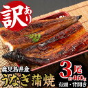 【ふるさと納税】<訳あり>国産うなぎ(鹿児島県産うなぎ)蒲焼(3尾・約460g) 国産 国産魚 九州産 鹿児島県産 魚 魚介 魚介類 鰻 うなぎ ウナギ una...