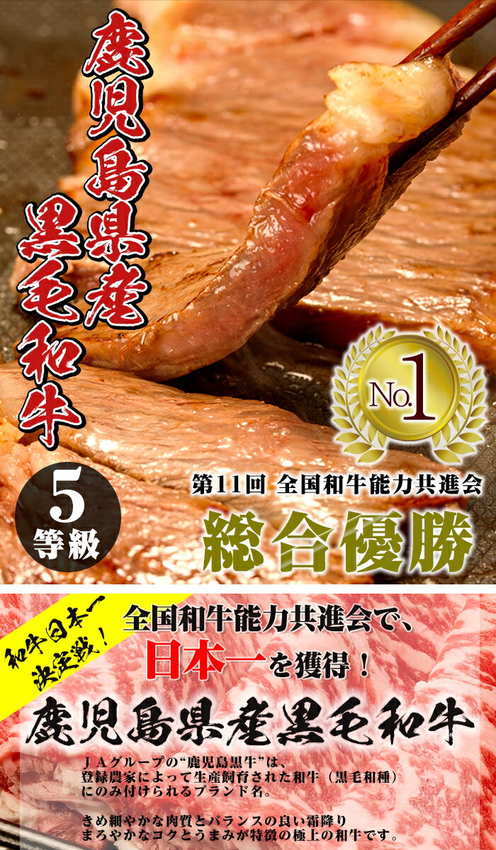 【ふるさと納税】鹿児島黒牛サーロインステーキ(2枚)・黒牛すきやき用リブロースセット(5等級)【JAさつま日置農業協同組合】 2