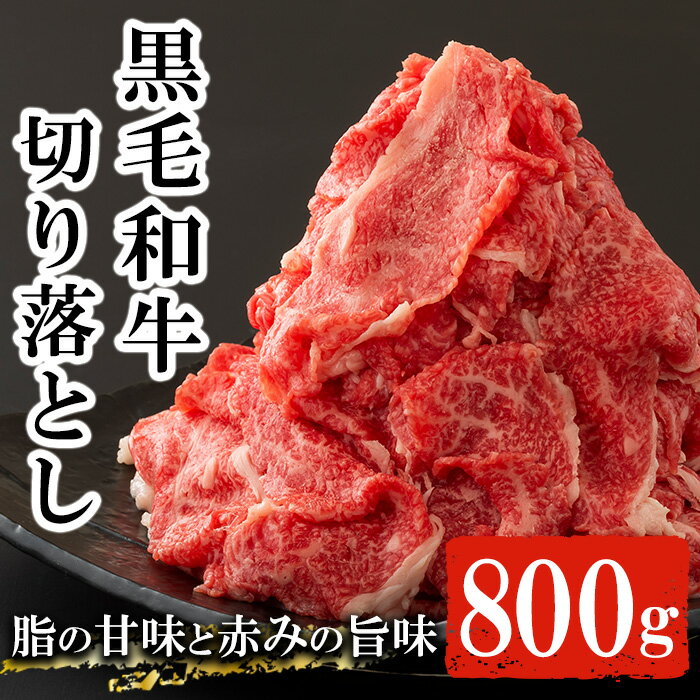 【ふるさと納税】鹿児島県産黒毛和牛切り落とし(約800g)！肉 国産 牛 切り落とし 九州 黒毛和牛 和牛 牛肉 牛丼 肉じゃが！【バクロ】