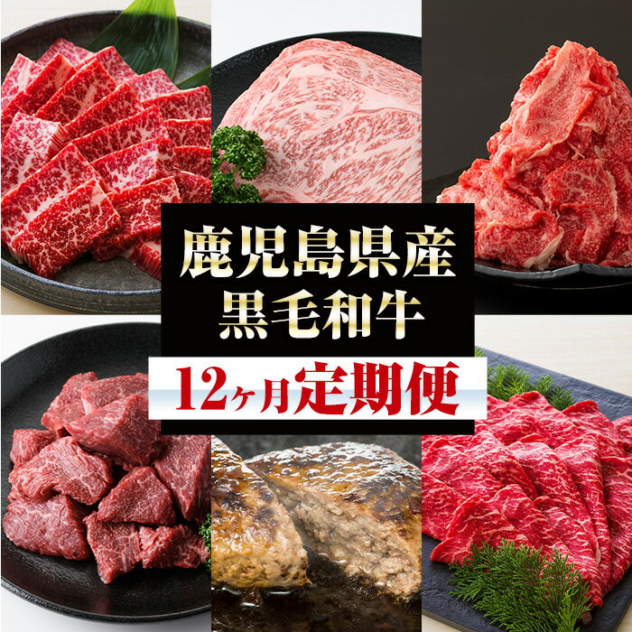 製品仕様 商品名 黒毛和牛づくし12ヶ月定期便 定期便の配送 【定期便】入金確認後、翌月より月指定の品を1年間順次お送りいたします。 例：3月申込の場合⇒4月から1年間発送いたします 毎月1回、1年を通して計12回初回送付後、毎月10日頃に発送いたします。 内容量 1月：和牛角切り煮込み(1kg) 2月：箱入りハンバーグ(6個) 3月：和牛ロースすき焼き用(400g) 4月：サーロインステーキ(1枚・約180g×2枚) 5月：焼肉用プリプリ丸腸(500g入り) 6月：和牛メガロースステーキ(約200g) 7月：赤身サイコロステーキ(400g) 8月：和牛ロース焼肉用(400g) 9月：特選ヒレステーキ(1枚・100g×2枚) 10月：赤身すき焼き用(400g) 11月：和牛切り落とし(500g×2P) 12月：もつ鍋セット(味噌スープ・小腸300g・ちゃんぽん麺1玉)1セット 賞味期限 冷凍で30日程度 アレルギー 卵、乳、牛肉、大豆 保存方法 冷凍(-18℃以下で保存) 販売者名 株式会社バクロ 鹿児島県いちき串木野市 商品説明 鹿児島県産黒毛和牛を毎月楽しめる定期便。 鹿児島県いちき串木野市尾崎牧場で育てられた和牛は甘味も強く、くどくないサッパリとした味わいが特徴です。 毎月違う部位が届くので食卓を彩ります。 ・ふるさと納税よくある質問はこちら・寄附申込みのキャンセル、返礼品の変更・返品はできません。あらかじめご了承ください。寄附金の使い道について 「ふるさと納税」寄附金は、下記の事業を推進する資金として活用してまいります。 寄附を希望される皆さまの想いでお選びください。 (1) 産業の振興・地域活性化 (2) 健康・福祉の充実 (3) 教育・文化・スポーツの振興 (4) 環境・景観の保全 特にご希望がなければ、市政全般に活用いたします。 受領証明書及びワンストップ特例申請書について 入金確認後、注文内容確認画面の【注文者情報】に記載の住所にお送りいたします。 発送の時期は、寄附確認後30日以内を目途に、お礼の特産品とは別にお送りいたします。 ワンストップ特例制度は、より簡単に税金控除の申請が行える、大変便利な制度です。 適用条件やご利用方法のご案内はこちら からご確認ください。