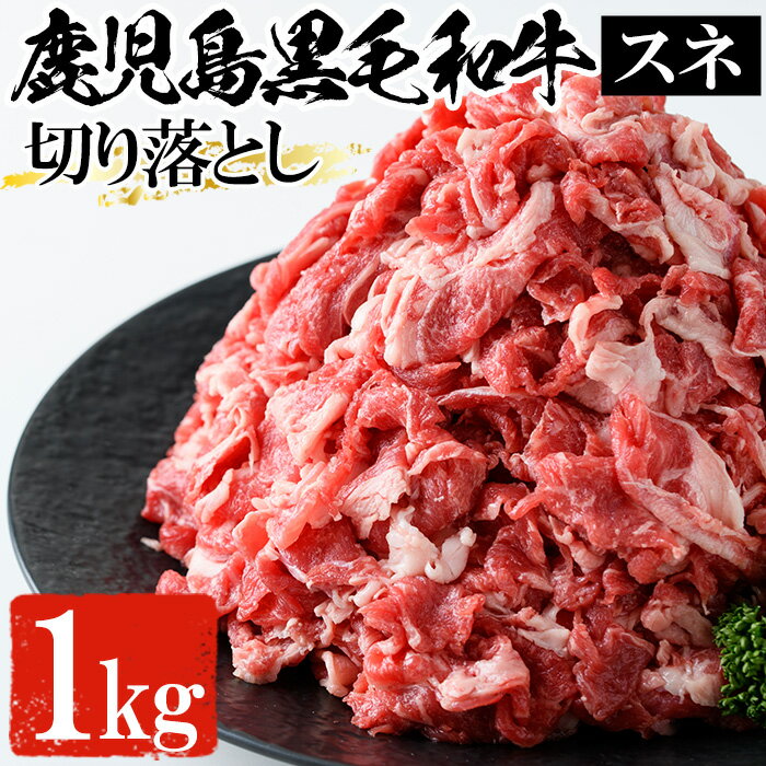 【ふるさと納税】鹿児島県黒毛和牛すね肉切り落とし(計1kg・500g×2P) 牛 牛肉 すね肉 切り落とし 国産 九州 スネ肉 …