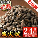 【ふるさと納税】九州産！若どりむね炭火焼(計2.4kg・30