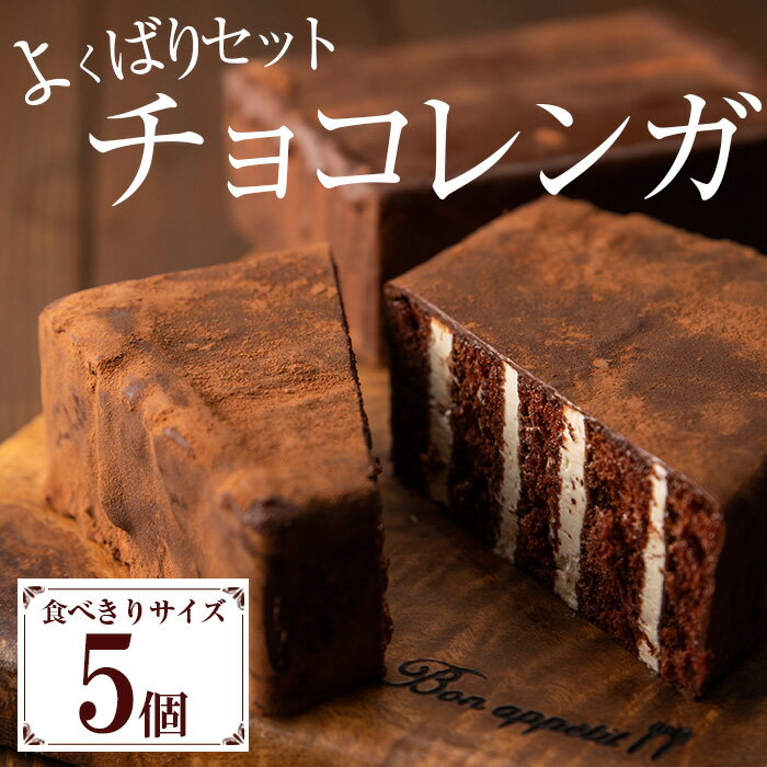 8位! 口コミ数「9件」評価「4.67」食べきりチョコレンガよくばりセット(5個)！国産 お菓子 菓子 洋菓子 スイーツ チョコレート ケーキ 冷凍 チョコ ケーキ バレンタイン ･･･ 