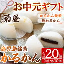 【ふるさと納税】<2025年お中元ギフト>極かるかん・かるかん饅頭詰合わせ(合計20個) 饅頭 まんじゅう 菓子 銘菓 鹿児島 あんこ 餡子 かるかん プレゼン...