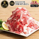 【ふるさと納税】鹿児島県産 黒豚 切り落とし 計1.8kg (600g×3袋) お肉 国産 豚肉 小分け 切落し 袋タイプ 料理 炒め物 カレー お弁当 おかず 冷凍 ブランド豚 黒豚生産量日本一 鹿児島 特産品 スターゼンミートプロセッサー 南さつま市 送料無料