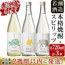 【ふるさと納税】<入金確認後、2週間以内に発送!>若潮酒造 焼酎・スピリッツ<一日シリーズ>飲み比べセット 720ml×3本!歩く一日 跳ねる一日 躍る一日 芋焼酎 鹿児島 若潮酒造 むぎ焼酎 いも焼酎 ハイボールにもぴったりな樽熟成焼酎 短納期 【江川商店】a8-071-2w