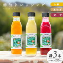 【ふるさと納税】志布志椿苑 椿油ドレッシング(215ml×3本) ドレッシング にんじん ビーツ 玉ねぎ 野菜 サラダ セット 椿油 オレイン酸【ホライゾン】b2-039