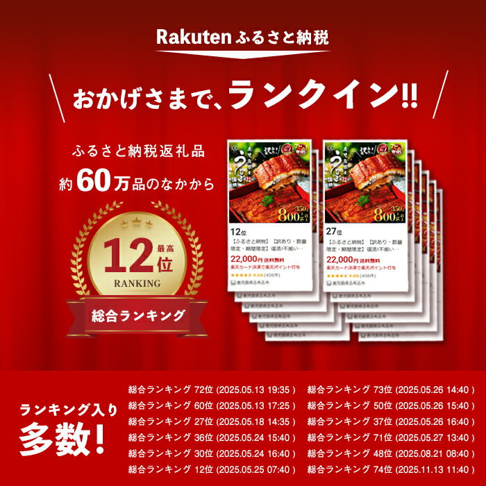 【ふるさと納税】【訳あり】【内容量が選べる！】復活！不揃いのうなぎ達 鹿児島県産 うなぎ蒲焼き＜計350～800g以上＞ うなぎ 鰻 ウナギ 不揃い ふぞろい 訳アリ 国産 九州産 蒲焼 かばやき 人気 うな重・ひつまぶし【志布志市制20周年記念】【鹿児島鰻】