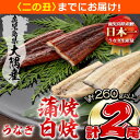 【ふるさと納税】楠田の極うなぎ蒲焼130g以上×1尾・白焼130g以上×1尾(計260g以上) 山椒付たれ 鰻 ウナギ 蒲焼 白焼き うな重 ひつまぶし 鹿児島 冷凍 おかず お祝い 食べ比べ【7/21までの入金で 二の丑 (7/31)までにお届け】【楠田淡水】a4-094