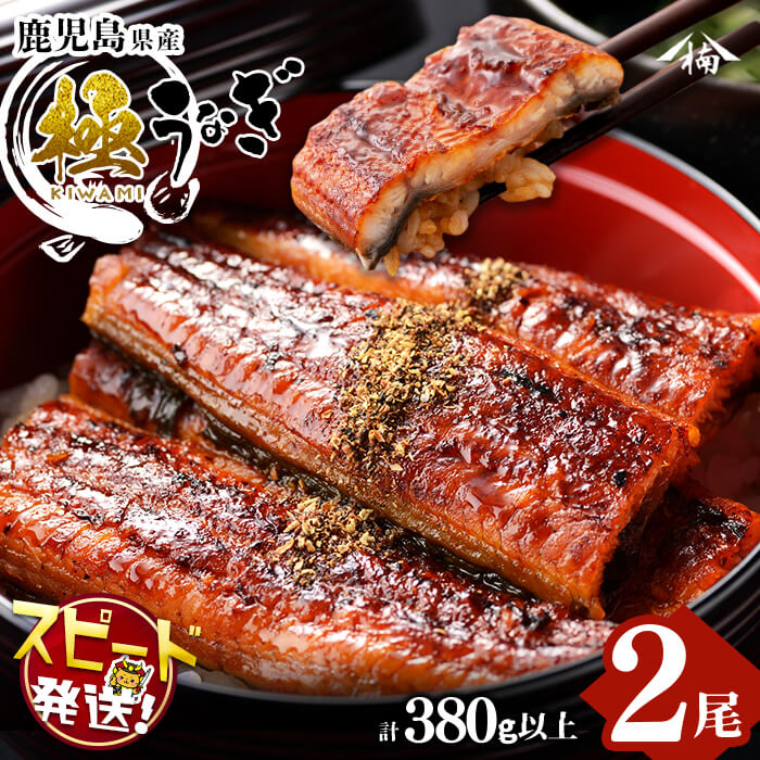 【ふるさと納税】楠田の極うなぎ蒲焼き190g以上×2尾(計380g以上) 山椒付たれ 鰻 ウナギ 蒲焼 うな重 ひ..