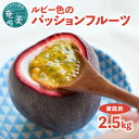 【ふるさと納税】 パッションフルーツ 奄美 果物 家庭用 2.5kg 初夏の味覚 甘酸っぱい 南国フルーツ トロピカル 栄養豊富 アレンジ ルビー色 送料無料