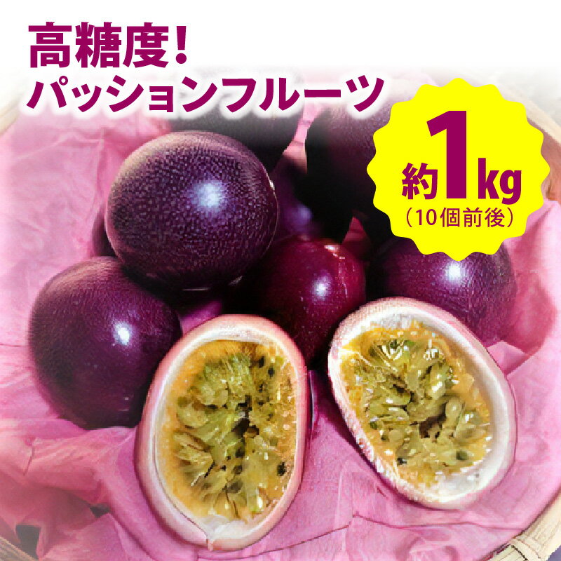 【ふるさと納税】パッションフルーツ 約 1kg 最高糖度 20度超え 奄美のパッションフルーツ 甘い トロピカルフルーツ …