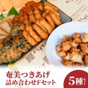 【ふるさと納税】つきあげ 詰め合わせ 5種類 セット さつま