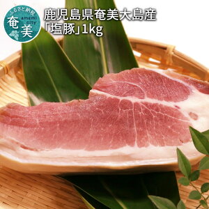 【ふるさと納税】 豚肉 二枚肉 1kg 奄美大島産 島豚 冷凍