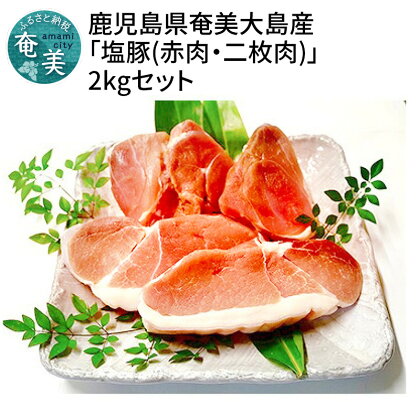 豚肉 赤肉 二枚肉 セット 2kg 奄美大島産 島豚 冷凍