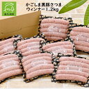 【ふるさと納税】かごしま黒豚さつま ウインナー 150g × 8パック 合計 1.2kg 40本 黒豚ウインナー ソーセージ 加工品 5本ごと 小分け パック 粗挽き感 肉汁 ジューシー お取り寄せ お取り寄せグルメ 鹿児島黒豚 黒豚 鹿児島県 南九州市 送料無料