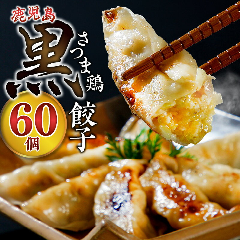 【ふるさと納税】黒さつま鶏餃子10個入り×6パック