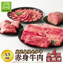 【ふるさと納税】定期便 4回 A5等級 鹿児島県産 黒毛和牛 赤身 赤身肉 牛肉 お肉 肉 ステーキ 焼肉 ブロック スライス 国産 和牛 3月 6月 9月 12月 3ヶ月に1度 お取り寄せ お取り寄せグルメ カミチク 鹿児島県 南九州市 送料無料