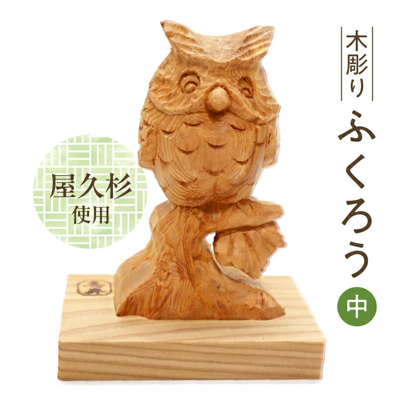 313位! 口コミ数「0件」評価「0」木彫り ふくろう (中)