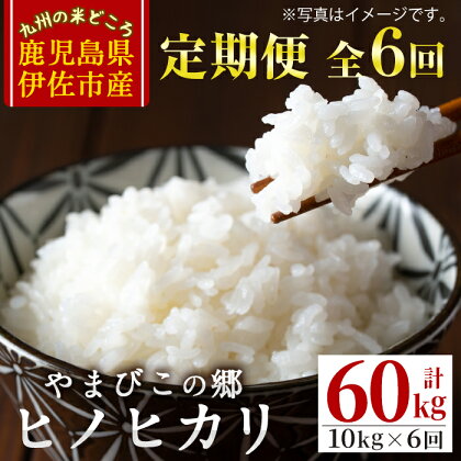 【定期便6回】特別栽培ヒノヒカリ(計60kg・毎月10kg×6ヶ月) 鹿児島 お米 米 白米 精米 伊佐米 ひのひかり【やまびこの郷】【J0-02】