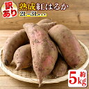 【ふるさと納税】《訳あり》熟成紅はるか(約5kg・2L〜3Lサイズ混合) 訳あり さつまいも 紅はるか 鹿児島 生芋 完熟 長期熟成 土付き べにはるか サツマ...