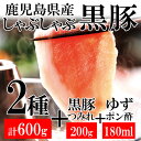 【ふるさと納税】鹿児島県産 黒豚しゃぶしゃぶ 2種セット 【財宝】