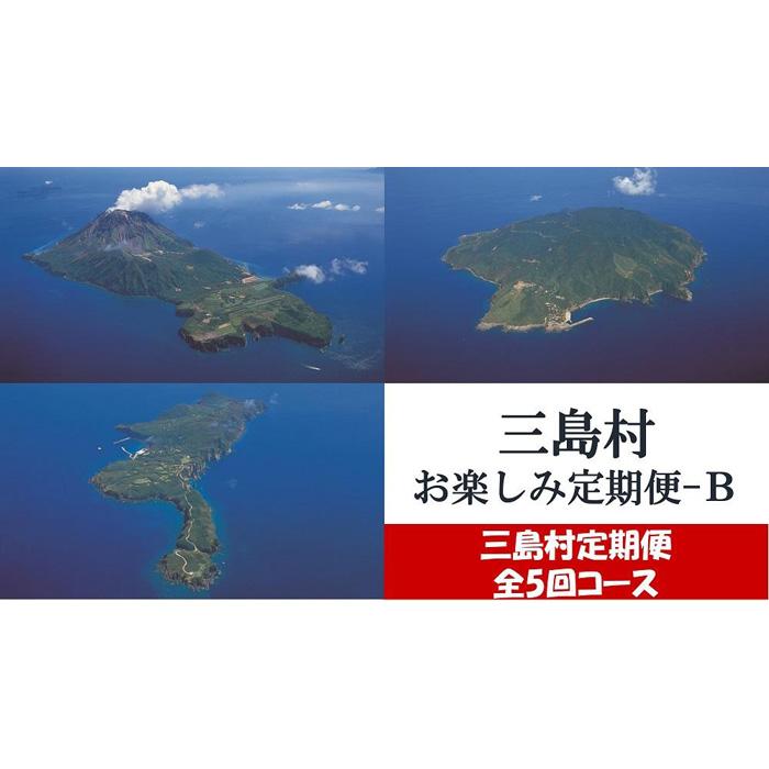 10位! 口コミ数「0件」評価「0」【定期便/全5回-5カ月連続お届け】三島村からのお届けお楽しみ定期便-B（焼酎720ml×2本・肩肉270g・椿うどん200g×5袋・赤身ブ･･･ 