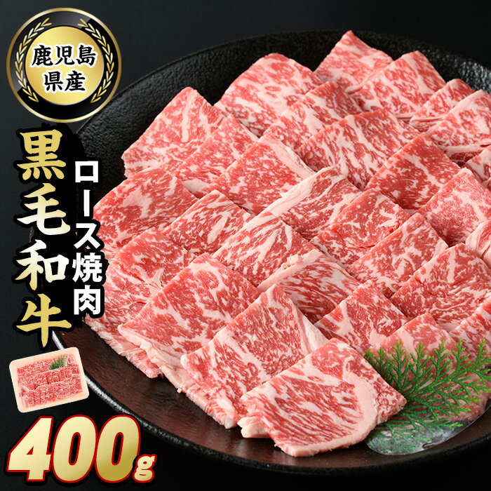 【ふるさと納税】鹿児島県産 黒毛和牛ロース焼肉 400g 国産 九州産 牛肉 ロース スライス 冷凍 肉 お肉 おかず 焼き肉 BBQ バーベキュー 冷凍 詰合せ【スターゼン】starzen-6079