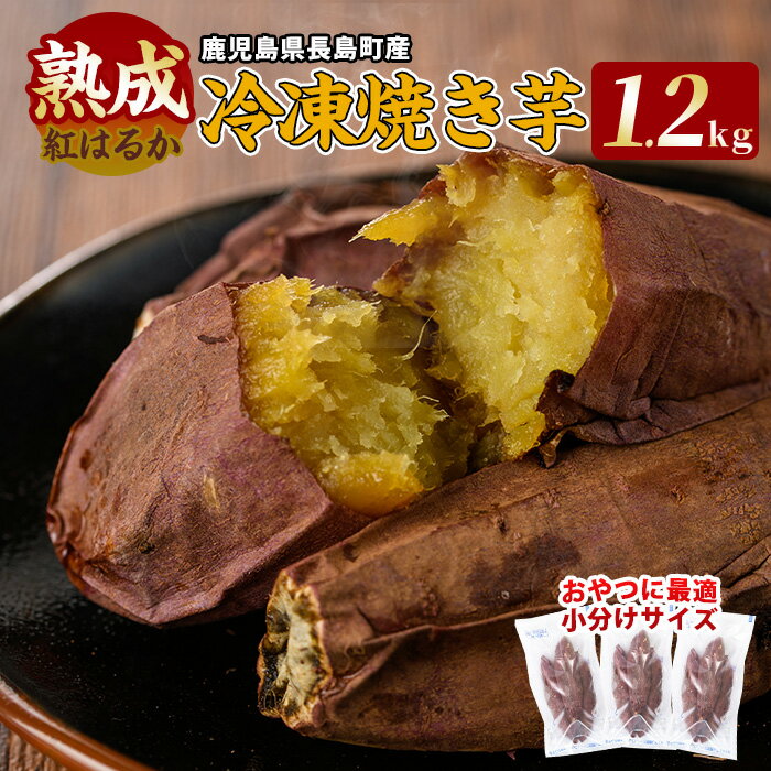 【ふるさと納税】鹿児島県長島町産 熟成紅はるか 冷凍焼き芋(約1.2kg)国産 産直 さつまいも さつま芋 サツマイモ 焼きいも スイーツ お菓子 紅はるか お茶うけ おやつ【井手青果】ide-622のサムネイル