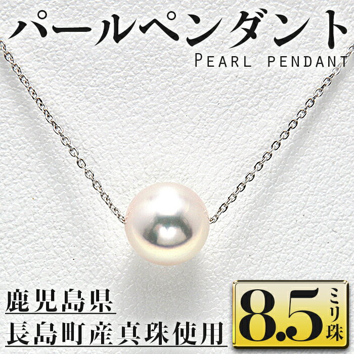 パールペンダント(8.5ミリ珠)長島町産 宝石 アクセサリー 装飾品 アコヤ真珠 貝[大月真珠]otsuki-6108