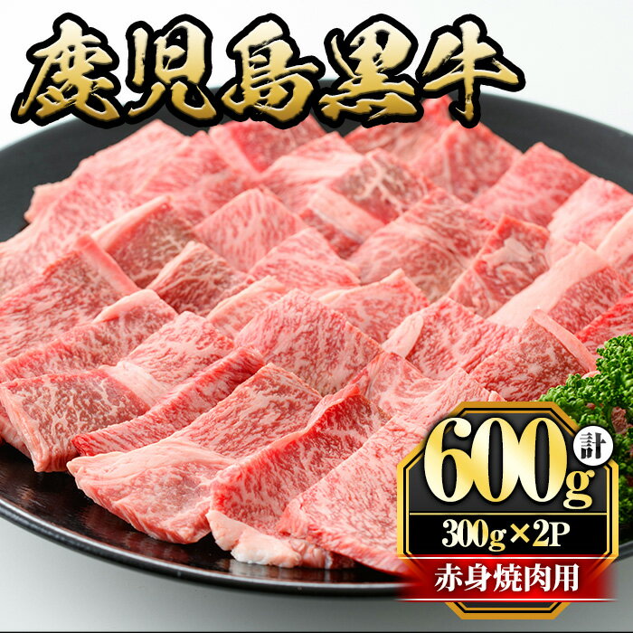 【ふるさと納税】鹿児島黒牛赤身焼肉用 計600g・300g 2P 国産 九州産 牛肉 黒牛 黒毛和牛 和牛 お肉 焼肉 やきにく BBQ バーベキュー 赤身 冷凍【さつま屋産業】