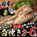 【ふるさと納税】《尾数・定期便選べる!》タレ付き!国産うなぎ白焼き(計2〜6尾/定期便:2尾×3回) 九州産 鰻 ウナギ unagi 無頭 魚 魚介類 しろやき...