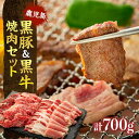 【ふるさと納税】鹿児島 黒豚 ・ 黒牛 焼肉セット | 肉 お肉 焼肉 焼き肉 セット 牛肉 焼肉用 豚肉 豚 鹿児島黒牛 焼き肉セット やきにく 牛 お取り寄せ 国産肉 グルメ ご当地 国産 和牛 詰め合わせ 鹿児島県大崎町 特産品