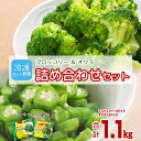 国産 冷凍 ブロッコリー ＆ オクラ セット | 冷凍野菜 カット野菜 冷凍ブロッコリー 冷凍オクラ ぶろっこりー おくら 詰め合わせ 鹿児島県産 おすすめ