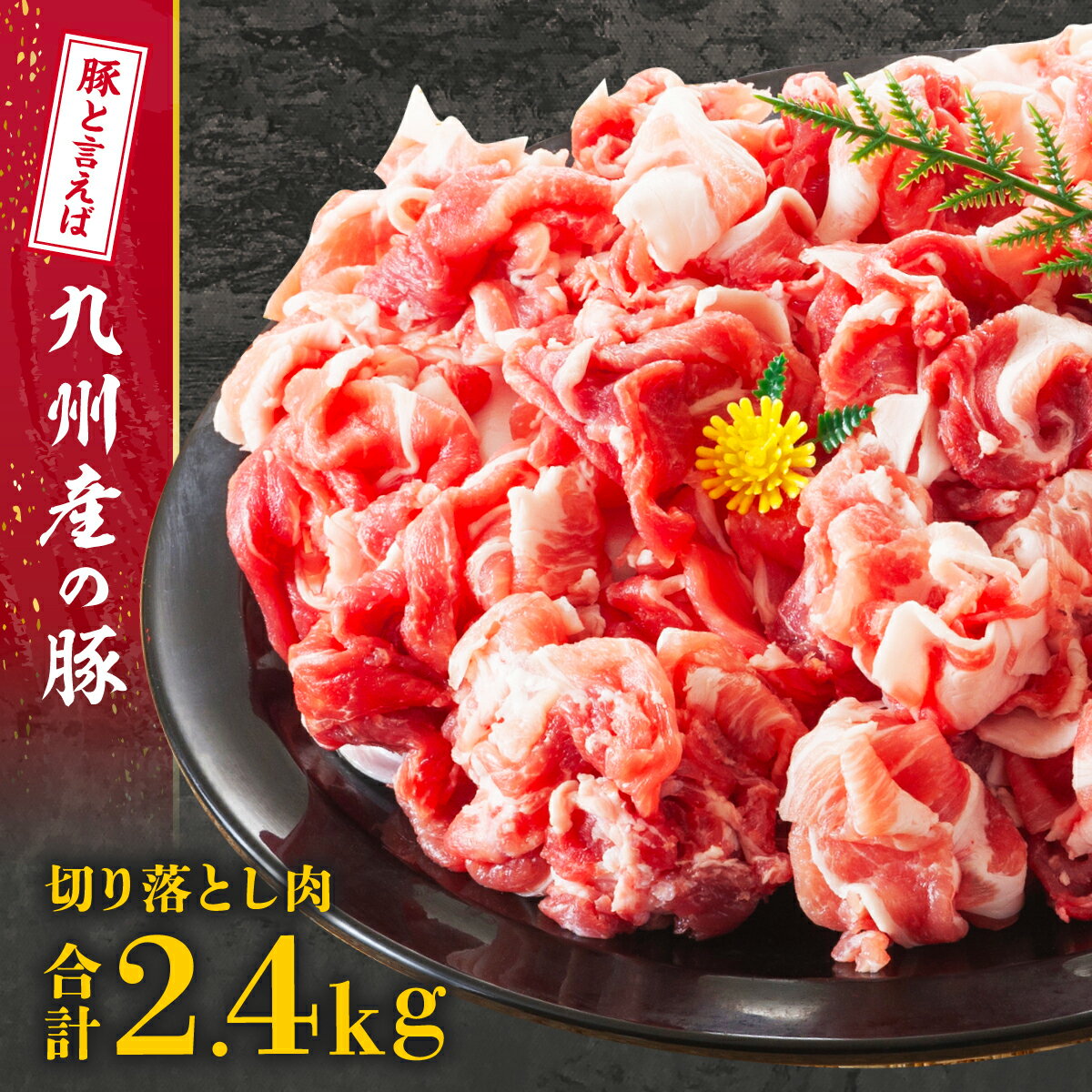[ 大容量 ] 九州産 豚切り落とし 内容量 2.4kg | 豚肉 切り落とし 豚 ぶた 国産 肉 お肉 小分け 便利 使いやすい 食品 鹿児島県大崎町 鹿児島県 大崎町 鹿児島 大崎 特産品