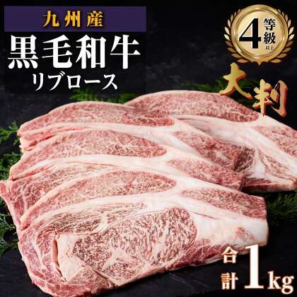 九州産 和牛 ロース 大判 焼肉 1kg （ 3枚 ～ 4枚 ） | 焼肉 焼き肉 お肉 BBQ 和牛ロース ロース ロース肉 国産 国産和牛 牛 牛肉 和牛 鹿児島県産 焼き肉用 鹿児島県大崎町