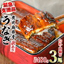 【ふるさと納税】【緊急支援品】<訳あり・数量限定>鰻の蒲焼き(無頭)(3尾・計約480g・タレ、山椒付) うなぎ ウナギ 鰻 国産 蒲焼 蒲焼き たれ 鹿児島 ...