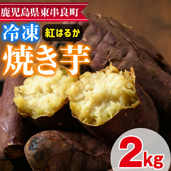 東串良の紅はるか冷凍焼き芋(合計約2kg・1kg×2袋)冷凍 焼芋 焼き芋 やきいも さつまいも さつま芋 スイーツ 熟成[甘宮][0112603a]