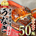 ＜大満足＞東串良町のうなぎ蒲焼(無頭)(300g×50尾・計約15000g・タレ、山椒付)うなぎ 高級 ウナギ 鰻 国産 蒲焼 蒲焼き たれ 鹿児島 ふるさと 人気