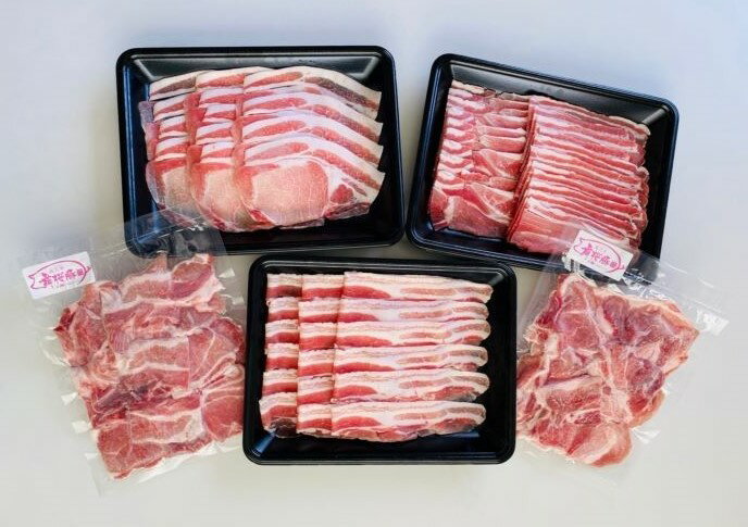 84位! 口コミ数「0件」評価「0」No.1255-3 錦江町舞桜豚しゃぶとスライスの1.1kgセット