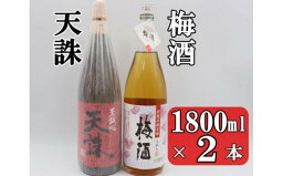 【ふるさと納税】No.1409 梅酒・天誅セット（1800ml×2本）