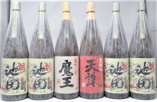 【ふるさと納税】No.5059-2 魔王・【池田旗山】・天誅 焼酎一升瓶6本セット 【ふるさと納税】No.5059-2 魔王・【池田旗山】・天誅 焼酎一升瓶6本セット