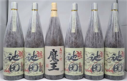 69位! 口コミ数「0件」評価「0」No.5054-2　魔王・【池田旗山】焼酎一升瓶6本セット