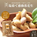 【ふるさと納税】先行予約 国産 塩茹で落花生 300 g × 1 パック 2025年9月下旬より順次発送
